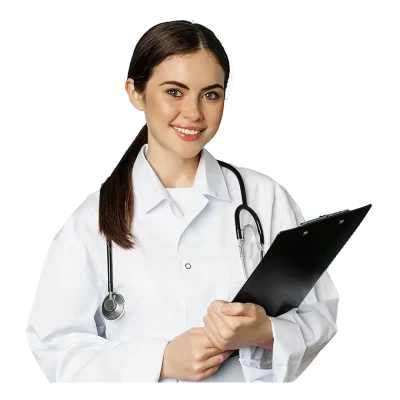 Doctor diagnosing Chronic kidney disease(ckd)